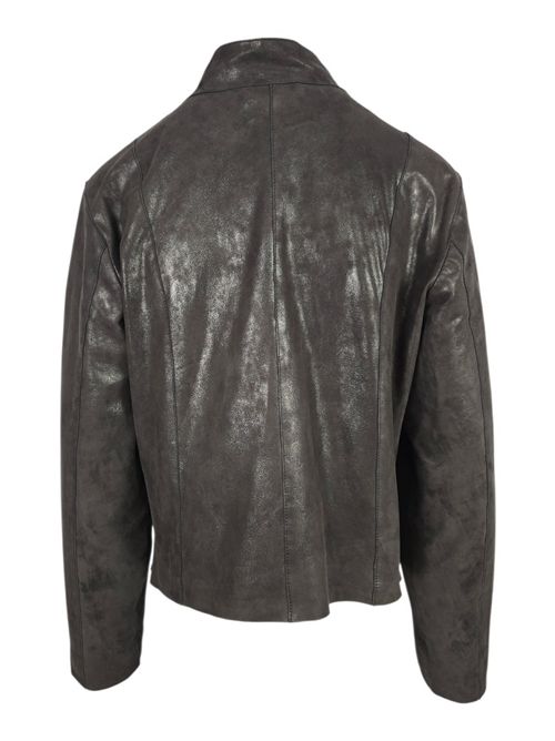 giubbotto donna in pelle blu V Lab | 2608-DOLLY020